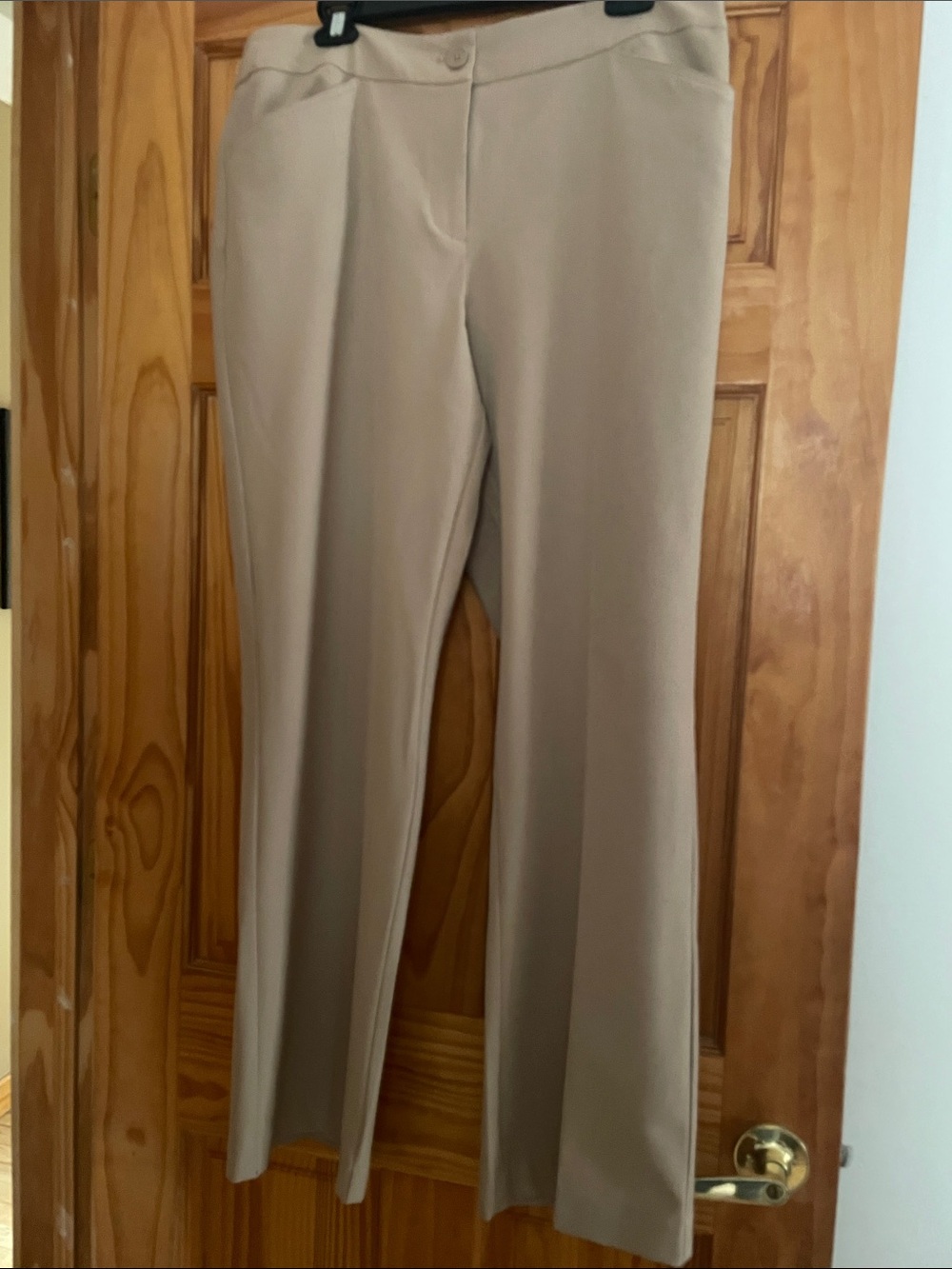 Nine West Tan Boot Cut Dress Pants
